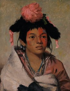 Tcha-cauk-o-ko-maugh, Wielki Wódz, Chłopiec, autorstwa George Catlin