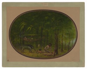 Wielki Mrówkojad autorstwa George Catlin