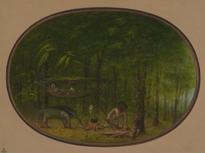 Wielki Mrówkożerca, 18541869. autorstwa George Catlin