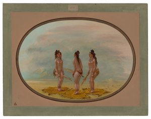 Przystojny taniec - Goo-a-give autorstwa George Catlin
