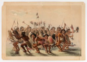 Taniec skóry głowy autorstwa George Catlin