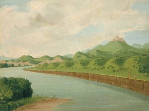 Wieża, 1100 mil nad St. Louis, 1832. autorstwa George Catlin