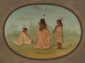 Trzech Czarnych Stóp, 18551869. autorstwa George Catlin