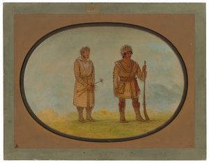 Dwaj wodzowie Cherokee autorstwa George Catlin