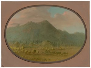 Widok w Górach Kryształowych autorstwa George Catlin