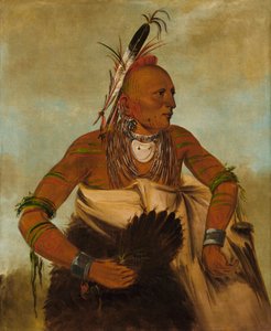 Wa-ho-béck-ee, przystojny odważny autorstwa George Catlin