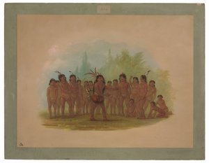 Indianie Zurumati autorstwa George Catlin