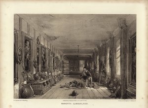 Naworth, Cumberland (litotinta) autorstwa George Cattermole