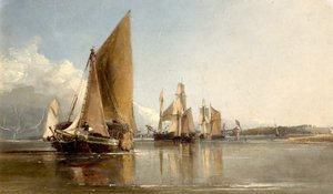 Łodzie wpływające do Medway