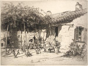 La Maison de la Blanchisseuse autorstwa George Charles Aid