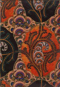 Projekt tkaniny na szale Paisley, ok. 1871 r.