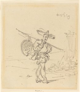 Chiński chłop autorstwa George Chinnery