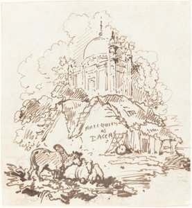Starożytności Dacca autorstwa George Chinnery