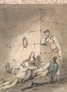 Ilustracja do Amelii Fieldinga autorstwa George Chinnery