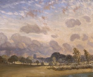 Kościół Clavering, ok. 1908. autorstwa George Clausen