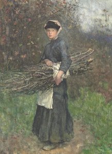 Zbieranie drewna opałowego autorstwa George Clausen