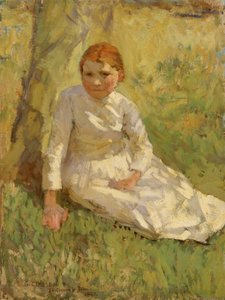 Dziewczyna na polu, 1897. autorstwa George Clausen