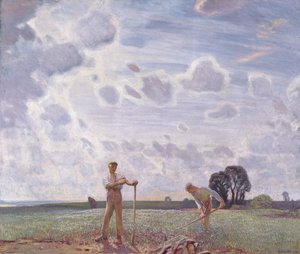 Na polach czerwca autorstwa George Clausen
