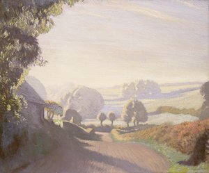 Wrześniowy poranek, Pola autorstwa George Clausen