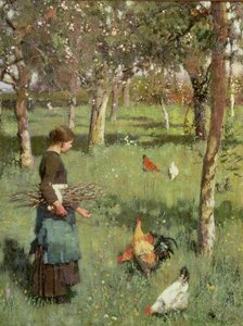 Wiosna autorstwa George Clausen