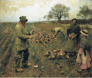 Praca zimowa autorstwa George Clausen