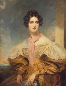 Portret Lady Georgiany Clinton (olej na płótnie)