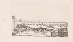 Otwarcie mostu Waterloo autorstwa George Cooke