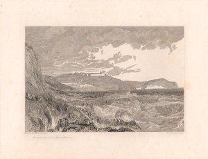 Zamek Pendennis i wejście do portu Falmouth autorstwa George Cooke