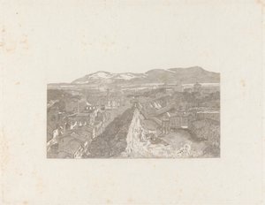 Forum Romanum z Wieży Kapitolu autorstwa George Cooke