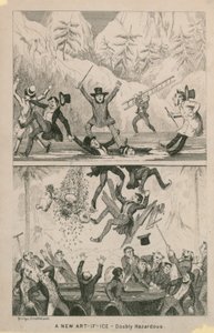 Nowa sztuka-if-lód - podwójnie niebezpieczna autorstwa George Cruikshank