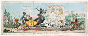 Wycieczka do R.... Hall autorstwa George Cruikshank