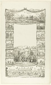 Anegdoty: obramowanie strony tytułowej autorstwa George Cruikshank