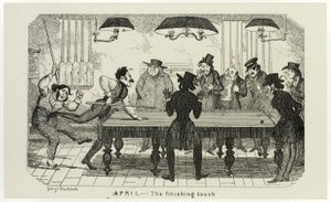 Kwiecień - The Finishing Touch from George Cruikshank