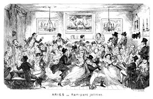 Baran - szalejące żarty, XIX wiek. autorstwa George Cruikshank