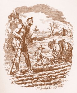 Bracia Grimm Dzieci i autorstwa George Cruikshank