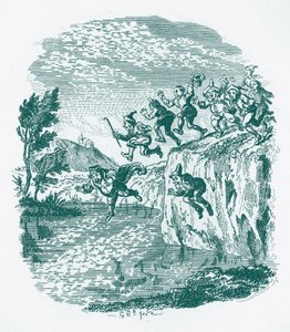 Bracia Grimm Dzieci i autorstwa George Cruikshank