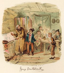 Książka Karola Dickensa autorstwa George Cruikshank