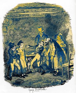 „Przygody Olivera Twista” Charlesa Dickensa autorstwa George Cruikshank