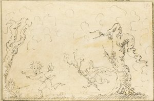 Scena komiksowa autorstwa George Cruikshank