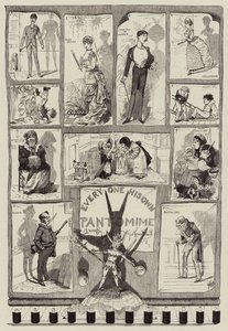 Każdy swoją własną pantomimę autorstwa George Cruikshank