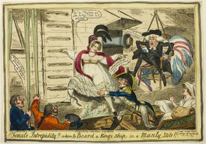 Nieustraszoność kobiet autorstwa George Cruikshank