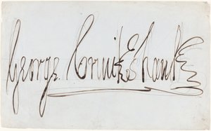 George Cruikshank (ozdobny podpis) autorstwa George Cruikshank