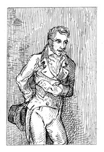 George Cruikshank 1792-1878, angielski karykaturzysta i ilustrator książek, 1811. autorstwa George Cruikshank