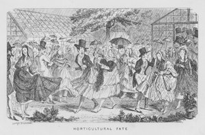 Ogrodniczy los, czyli deszcz na festynie autorstwa George Cruikshank