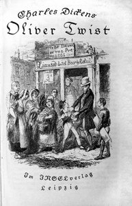 Ilustracja do „”Oliviera Twista”” (Olivier) autorstwa Charlesa Dickensa (1812-1870), autorstwa George