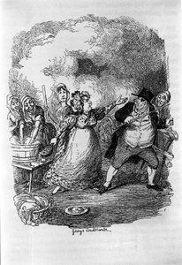 Ilustracja do „”Oliviera Twista”” (Olivier) autorstwa Charlesa Dickensa (1812-1870), autorstwa George