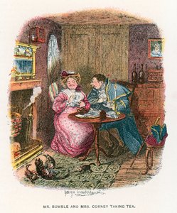 Ilustracja dla Olivera Twista autorstwa George Cruikshank