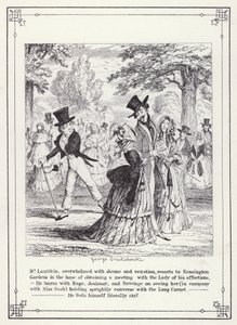 Ilustracja do książki Własna licencjata, czyli postępy pana Lambkina (Gent) (rycina) autorstwa George Cruikshank
