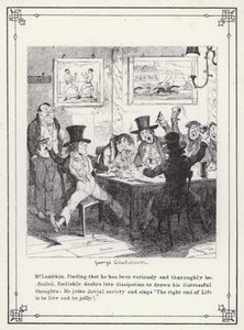 Ilustracja do książki Własna licencjata, czyli postępy pana Lambkina (Gent) (rycina) autorstwa George Cruikshank