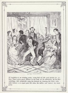 Ilustracja do książki Własna licencjata, czyli postępy pana Lambkina (Gent) (rycina) autorstwa George Cruikshank